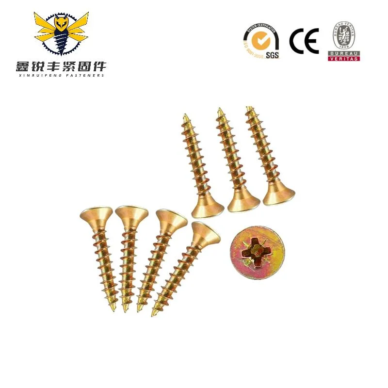 Factory Price Double Countersunk Head Wood Screw Single Thread Drywall/Chipboard Nail