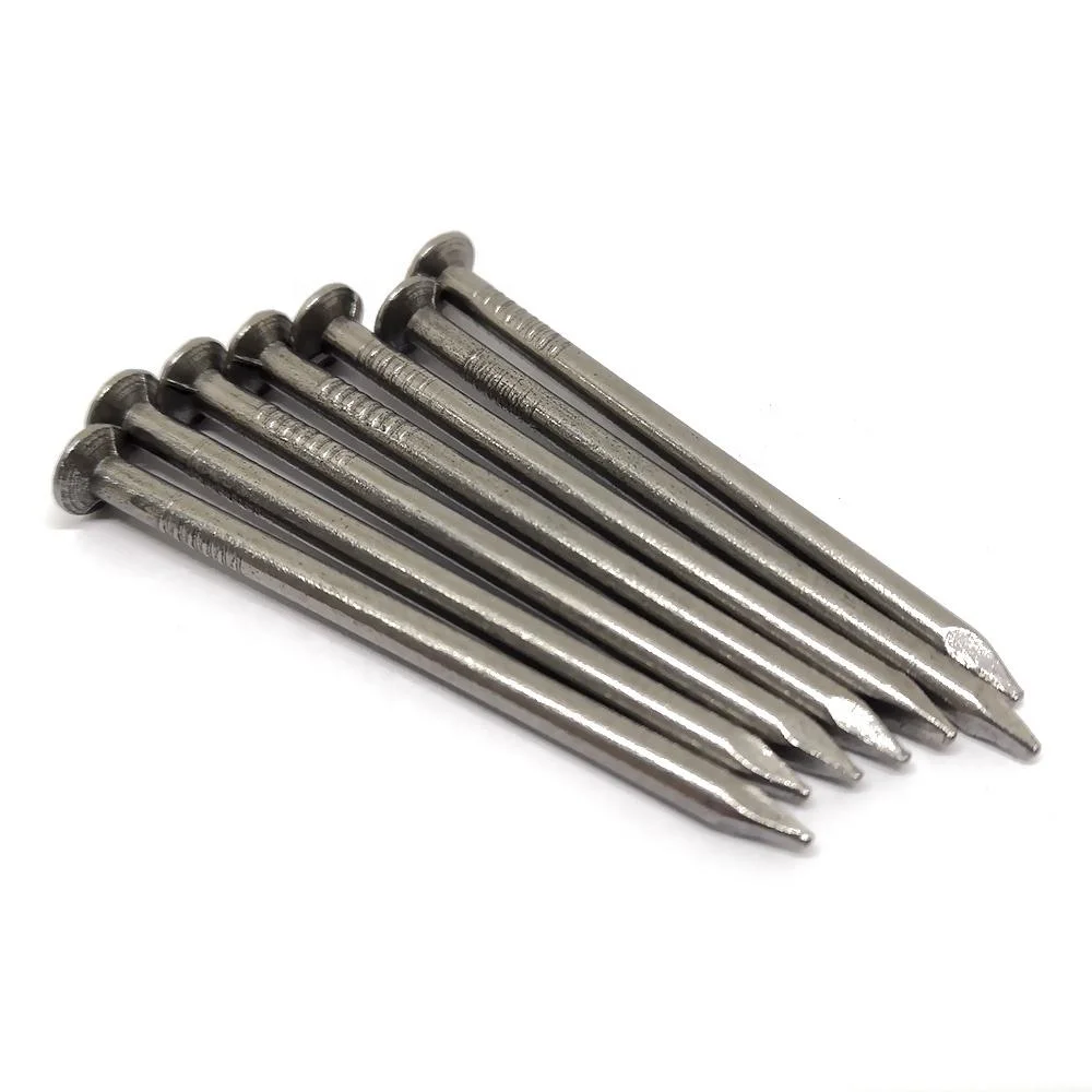 Steel Common Wire Nails Building Polished Flat Head Carpentry Siding Wood Nails for Wood Iron Construction Nail