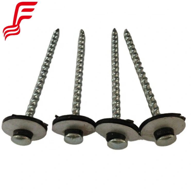 Roofing Screw Nails with Plastic Caps Building Nails