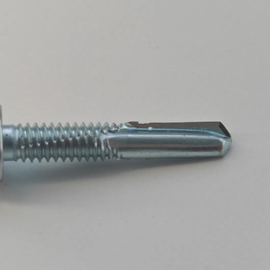 Bi-Metal Self-Drilling Screwfit for Steel Thickness 12mm Long Drill Tip