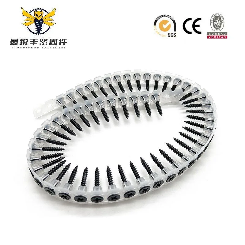 Black/Gray Phosphate Bugle Head Gypsum Board Screw Coarse Thread Tornillos Drywall Screw for Drywall