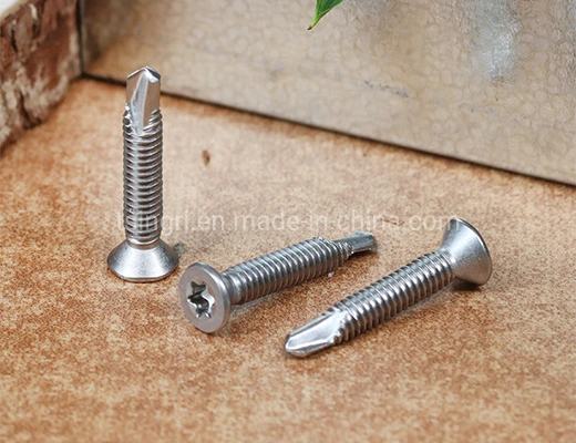 TGR/Tsingri Stainless Steel ANSI 410 316 Fine Thread Torx Flat Head Countersunk Self-Drilling Screws