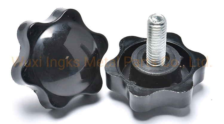 Low MOQ Stainless Steel Clamping Tighten Six Lobe Flower Plastic Head M4 M5 Thumb Screw