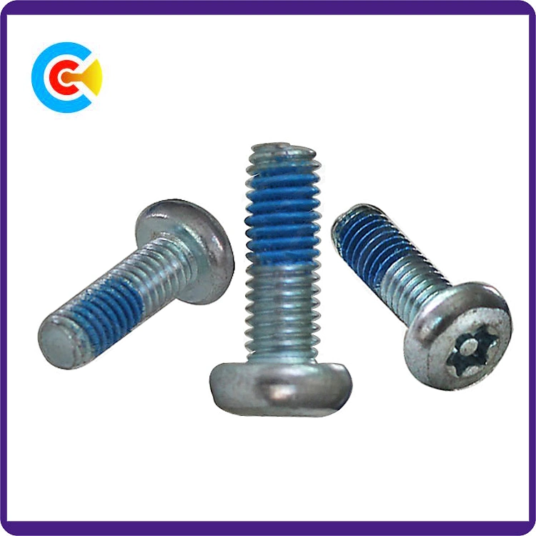 Stainless Steel Galvanized/M2.3 Flower/Cinquefoil Fasteners Pan Head Screws with Column