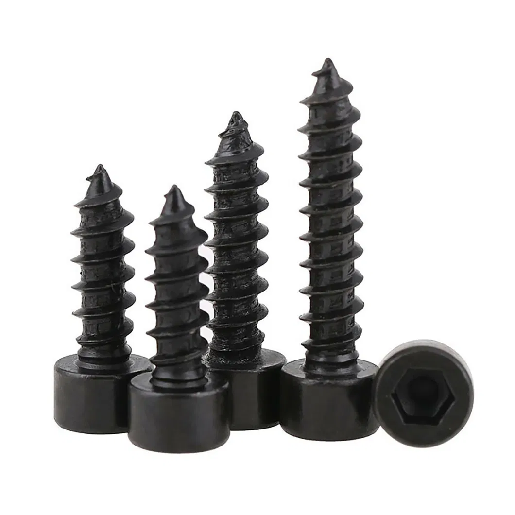 Drywall Screw Fine and Coarse Thread Black Phosphate Gray