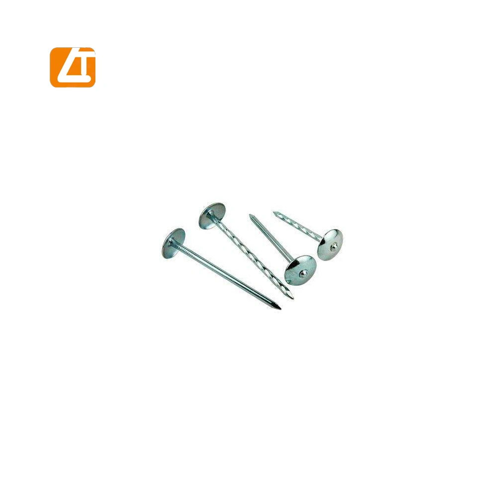 Umbrella Head Roofing Wire Nails Twisted Shank