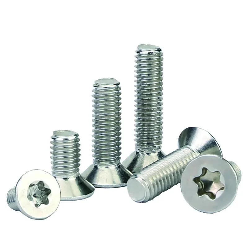 SUS 304 316 GB2673 Flat Head Star /Flower Drive Machine Screws