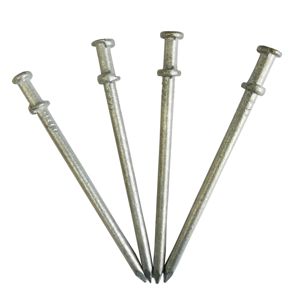 Construction Electro Galvanized Bright Smooth Duplex Double Head Common Nail