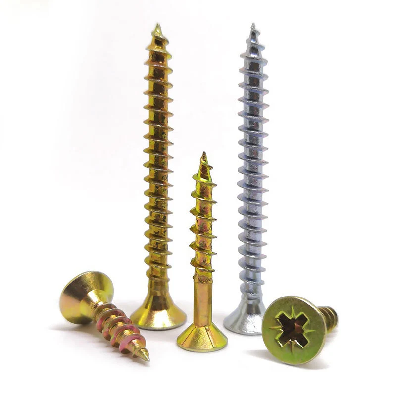 Screw Factory DIN7505A Harden Type 17 Double Countersunk Pozi Philips Flat Stainless Steel Chipboard Screw