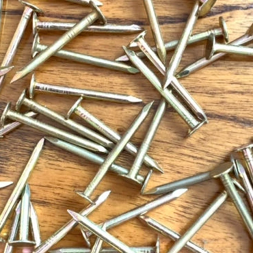 20mm X 3mm Galvanised Extra Large Head Clout Nails - 25 Kilo Box