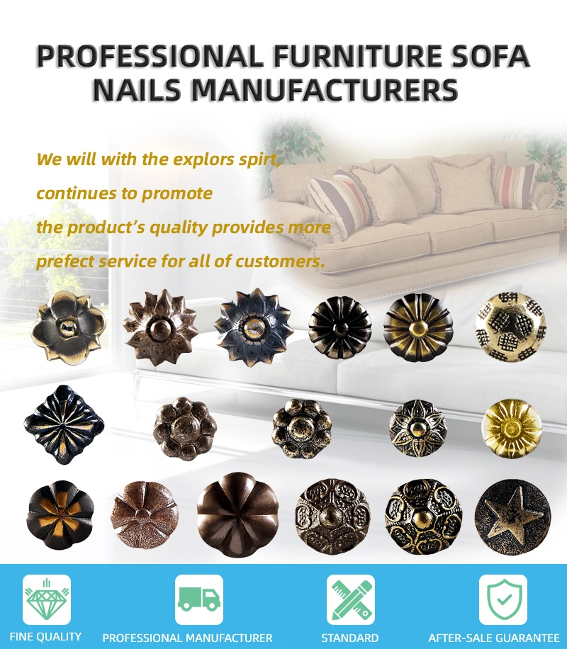 Strip Factory Direct Sale Metal Furniture Sofa Nail Strip Hardware Copper Sofa Accessories Sofa Nail Upholstery Nail Strip