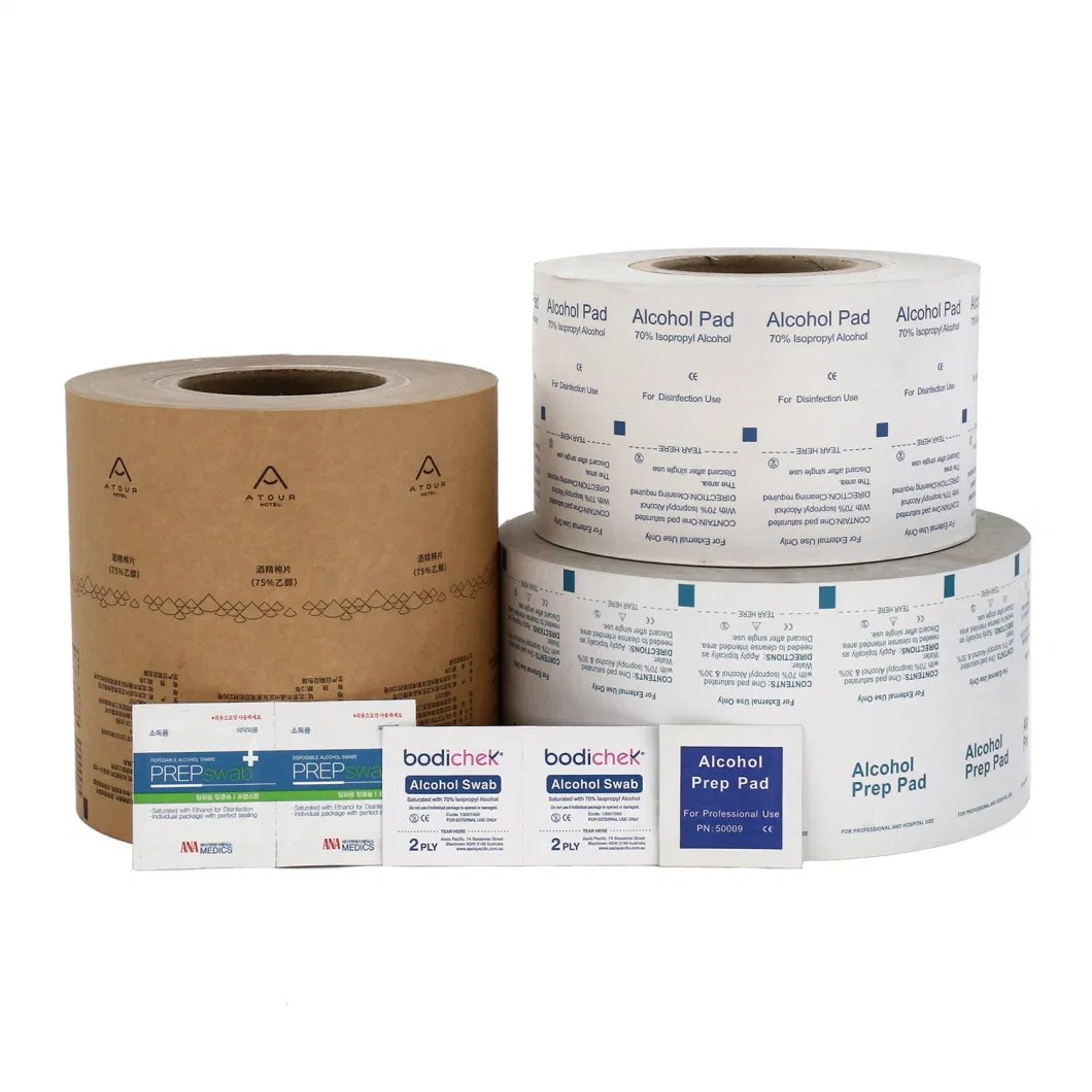 Four Side Sealing Disinfection Wipes Wrapping Paper