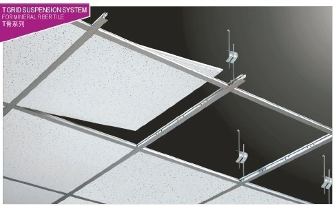 Black Groove Ceiling T Grid for PVC Gypsum Board Ceiling