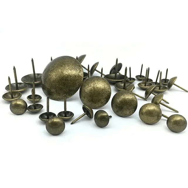 Decorative Tacks Furniture Nails Antique Pins Pattern Hollow Upholstery Flathead Sofa Nail for Table Chair and Bed