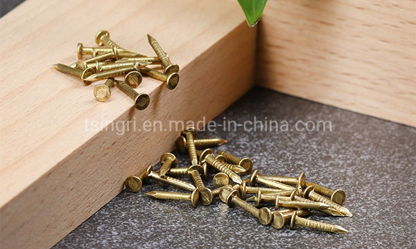 TGR/Tsingri China Factory Supply Brass Copper Flat Head Common Nails