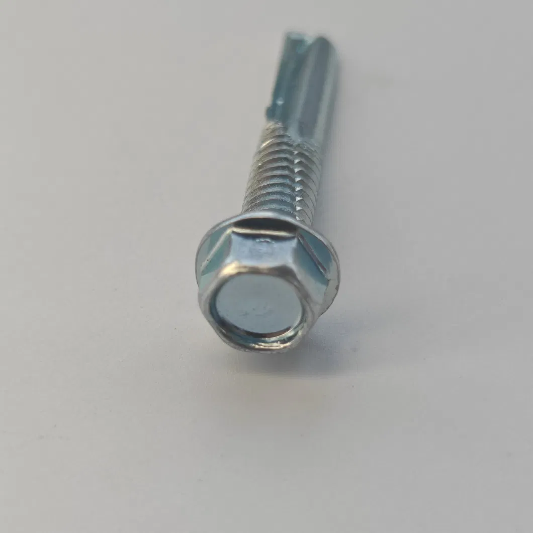 Bi-Metal Self-Drilling Screwfit for Steel Thickness 12mm Long Drill Tip