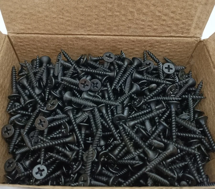 Black Phosphated Bugle Head pH Phillips Gypsum Drywall Screws