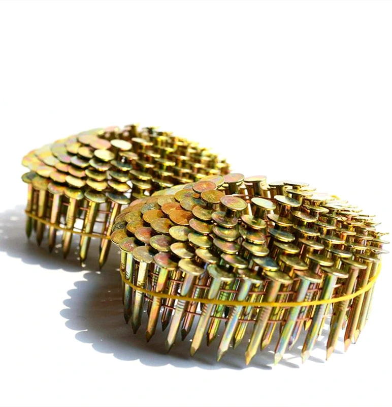 Yellow Color Zinc Plated Clout Nails Copper Nails Wholesale in Guangzhou