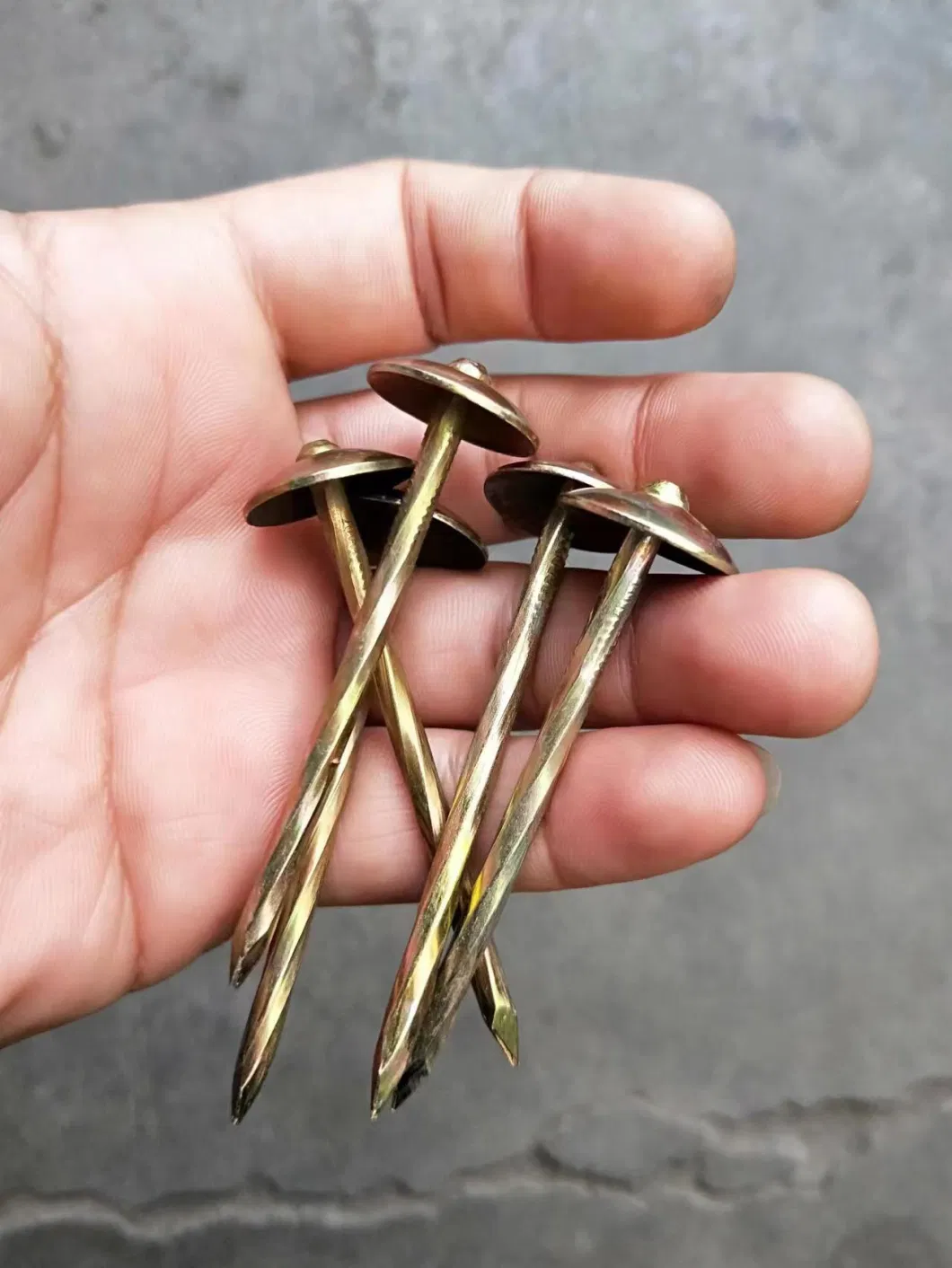 Galvanized Smooth Shank Roofing Nails with Umbrella Head