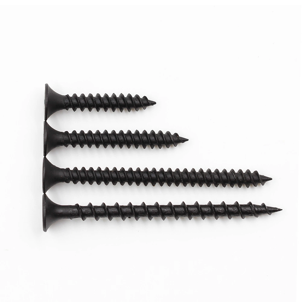 Gypsum Board Screws Carbon Steel C1022A Black/Gray Phosphate Bugle Head Phillips #6 #8 #10 Drywall Screw