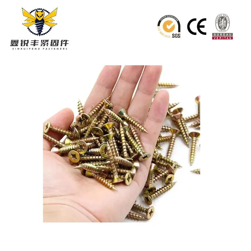 Factory Price Double Countersunk Head Wood Screw Single Thread Drywall/Chipboard Nail