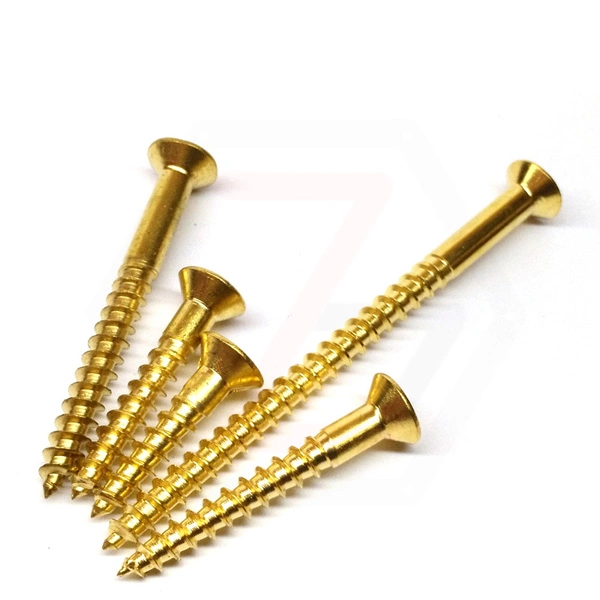 China Wholesale Self Tapping Chipboard Screw C1022 Yellow Zinc Plated Chipboard Screw