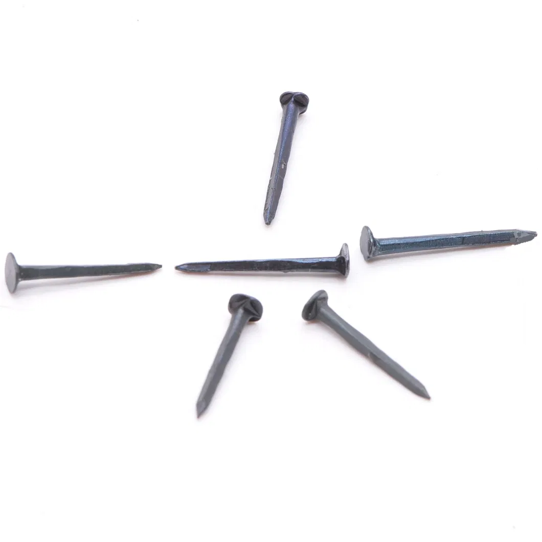 1 Inch Steel Cut Tacks / Flat Head Hand Cut Shoe Tacks and Square Body Nail / Blue Decorative Nail Iron DIN