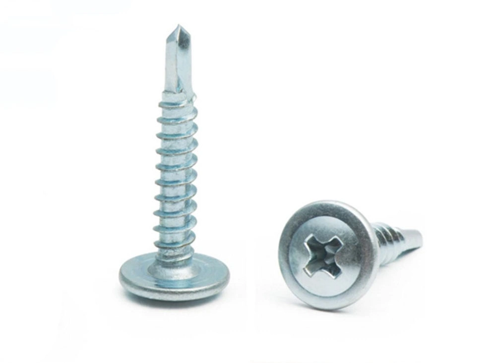 Zinc Plated Phillips Recess Truss Flange Head Self Drilling Profile Connection Screw