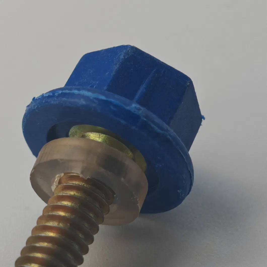 Hex Washer Head Waterproofing Screw Steel to Timber Fix Roofing Fastening Color Head Painted Patented Tip