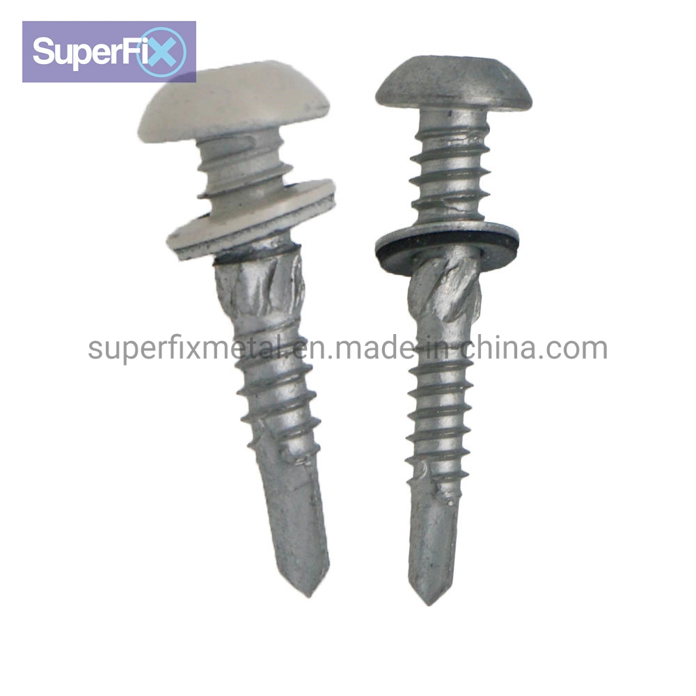 A2 A4 SS304/316 Ss410 Stainless Steel Hex Flange Self Drilling SDS Screw