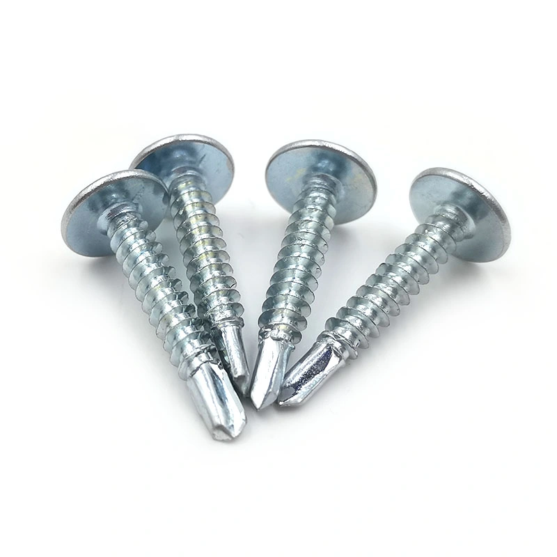 Wafer Head Phillip Drive Zinc Plated Tornillo Self Drilling Screw Self Tapping Screw Manufacturer