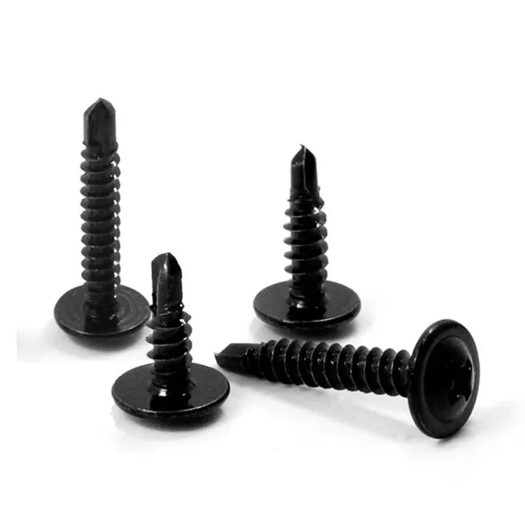 M4.2 M4.8 #8 #10 Black Phillips Sheet Metal Tek Modified Truss Head Self Drilling Screws