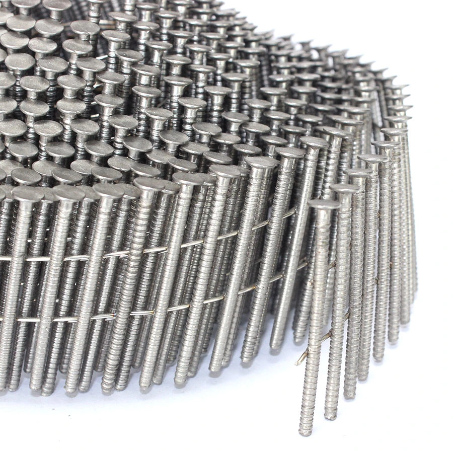 15 Degree 304 Stainless Steel Ring Shank Coil Nails