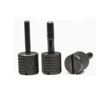 M3m4 Cross Slot Hand Screws Round Mesh Flower Head Black Nickel Plated Screw