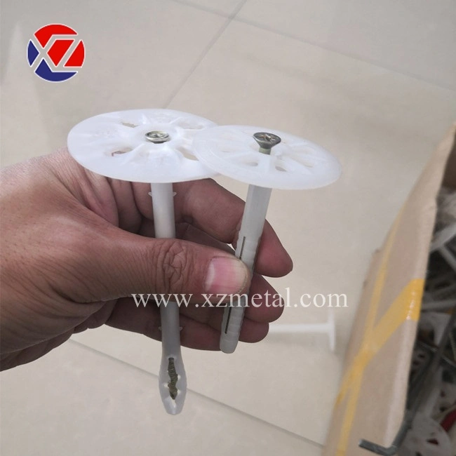 Insulation Fixing Plastic Cap Heat Preservation Nail for Wall Construction (Factory Price)