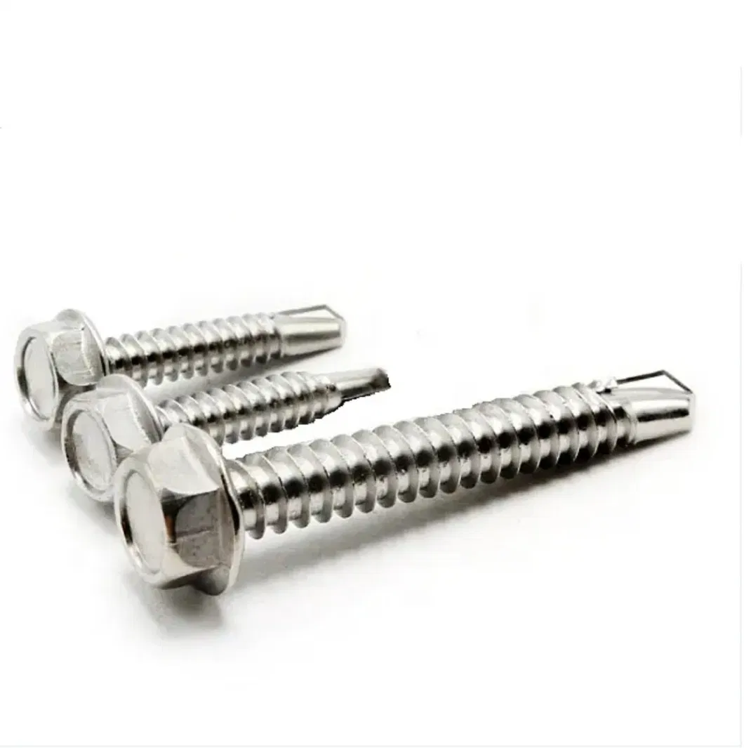 Carbon Steel Galvanized Self Tapping Screws Nails Color Head Hexagonal