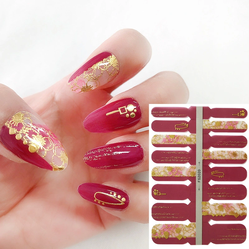 Newest Striped Color Nail Art Stickers