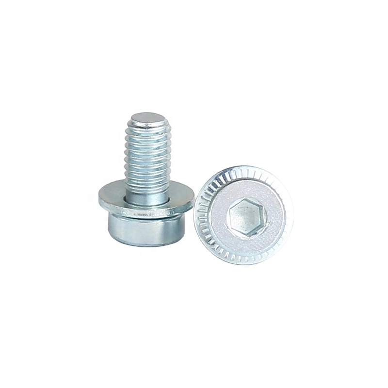 Flange Socket Cap Head Screw Bolt Carbon Steel 8.8 Button Head Screw Galvanized Fasteners