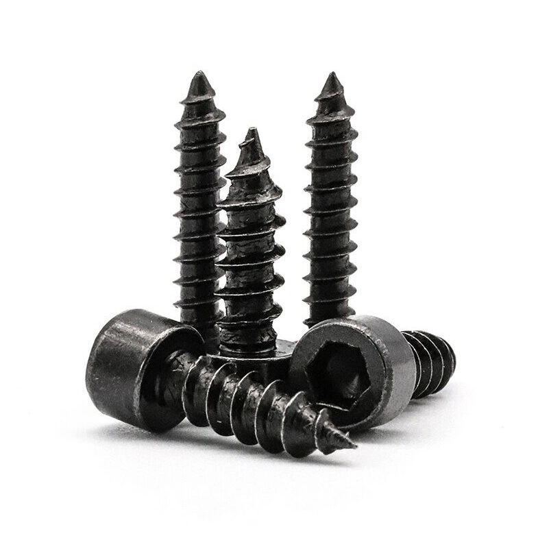 Drywall Screw Fine and Coarse Thread Black Phosphate Gray