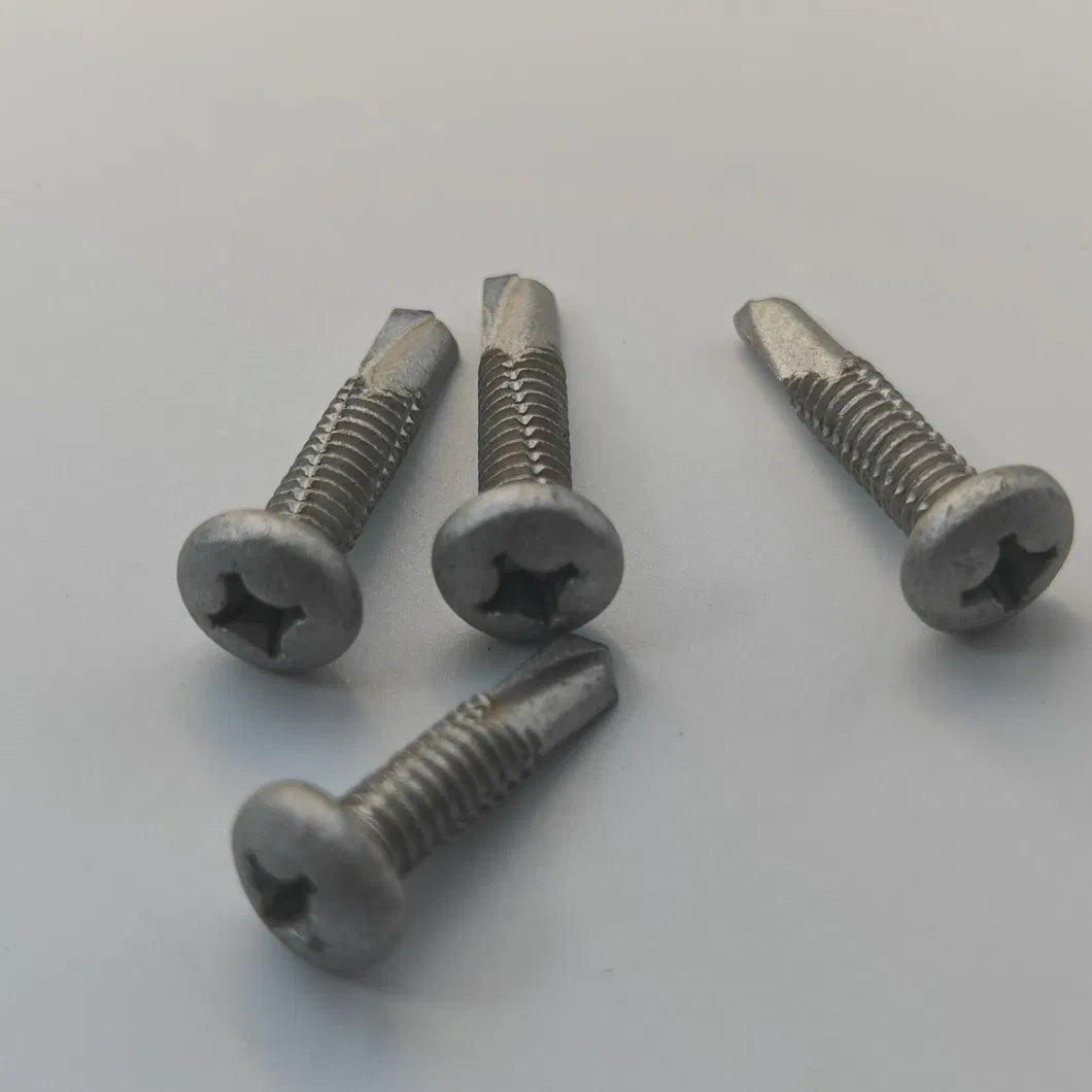 Made in China Truss Phillips Head Self Drilling Screw Metal Screw Wood Screw Zinc Plated DIN7504n