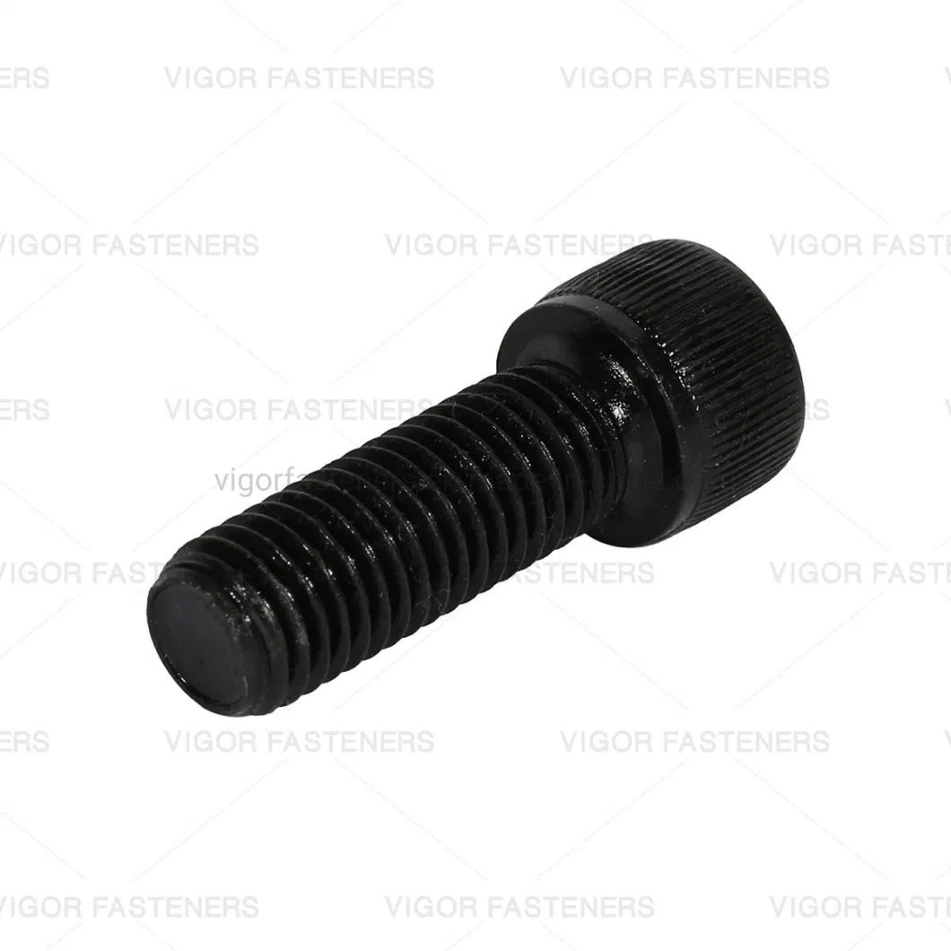 Factory Supply High Strength Grade 12.9 Alloy Steel Hex Socket Head Cap Screw DIN912 for Machinery Allen Screw Bolt