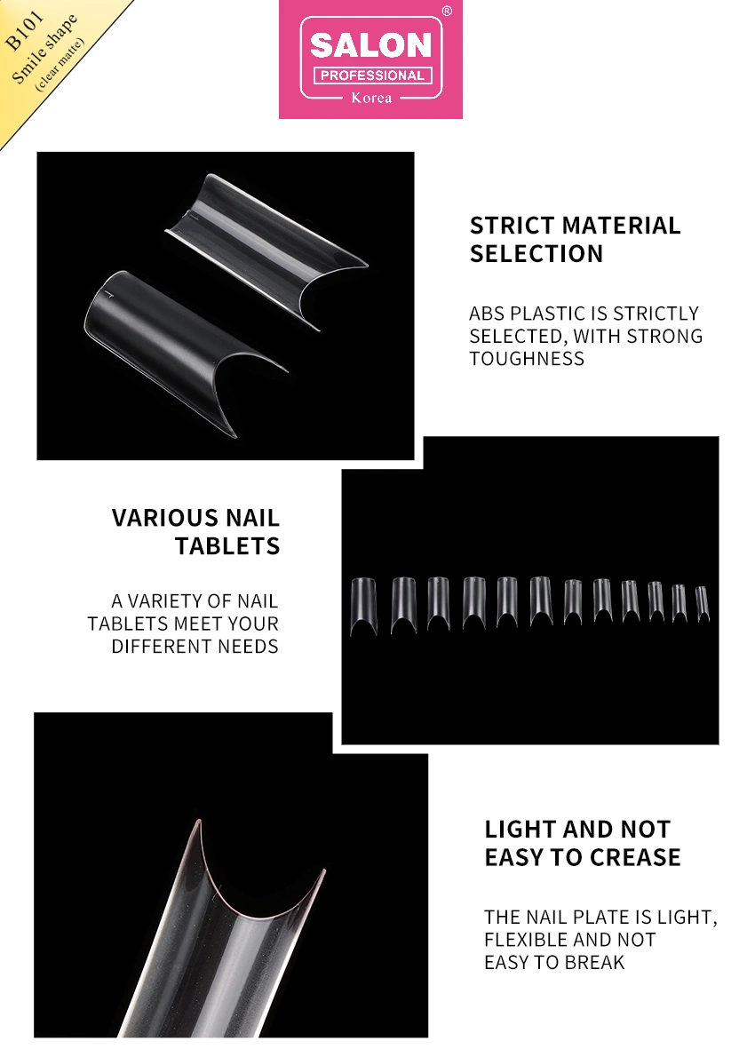 Long Stiletto Nail Tips Full Cover Natural Color Fake Nails with Box for Nail Salons and DIY 12 Sizes Available