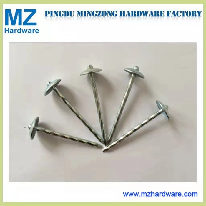 Electro Galvanised Screw Twisted Roofing Nail for Pallet