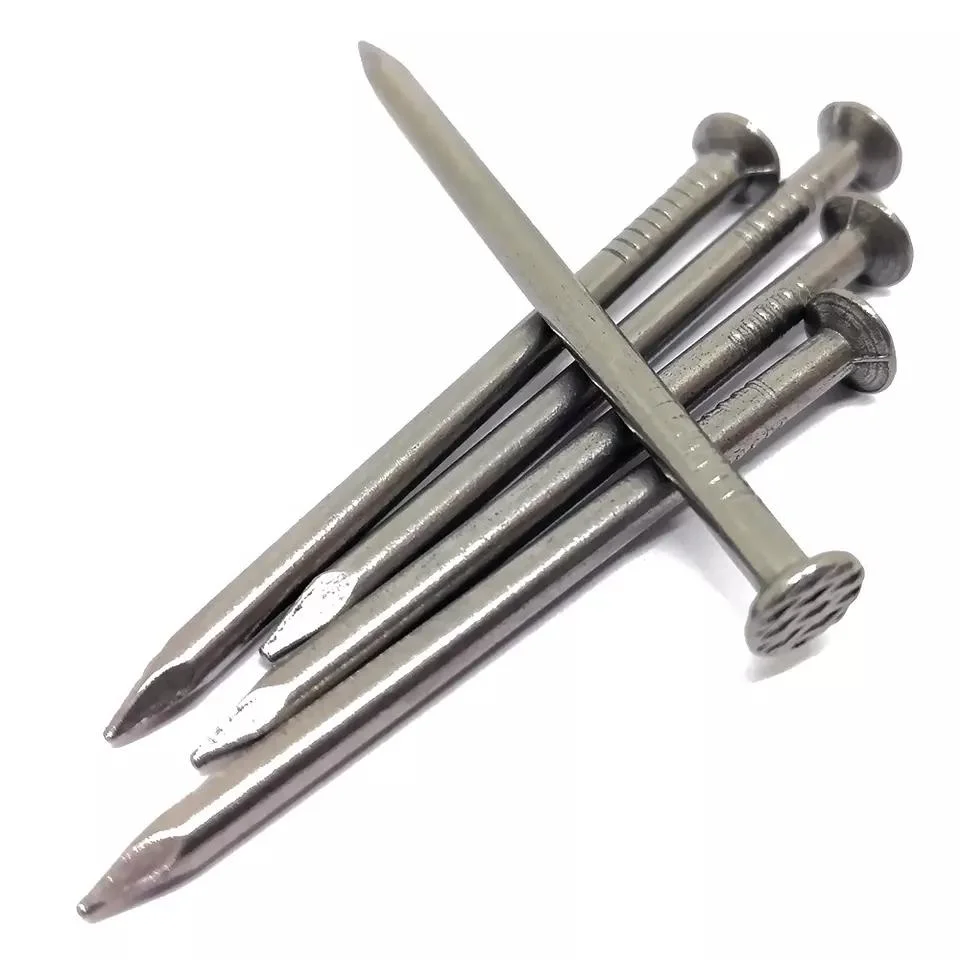 Hot Dipped Galvanized Polished Smooth Shank Common Iron Wood Nail/Clavos for Building