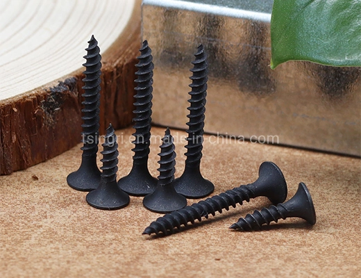 TGR/Tsingri 3.5/3.9/4.2mm Carbon Steel Black Drywall Screws For Plasterboard And Thin Steel Sheet