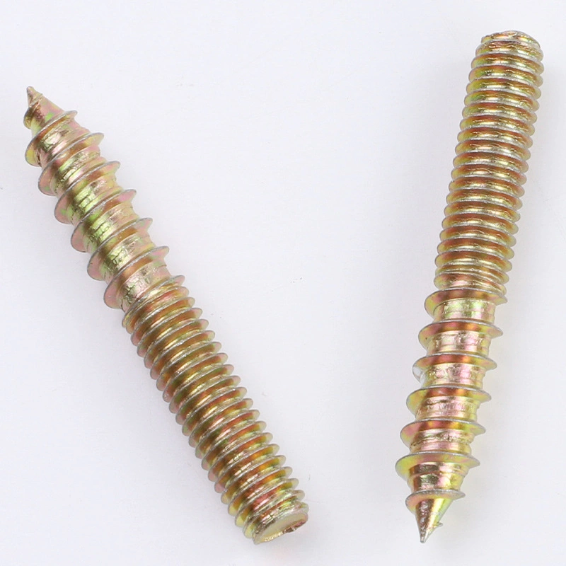 Pointed Tail Double Headed Self Tapping Wooden Drywall Screws Stud Bolt