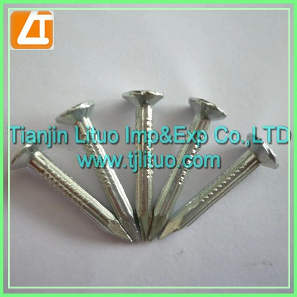 Electro Galvanized Twisted Shank Concrete Nails