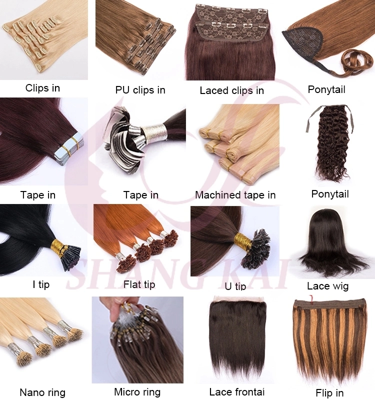 High Quality Double Drawn Nail Remy Hair Extensions Ombre Color