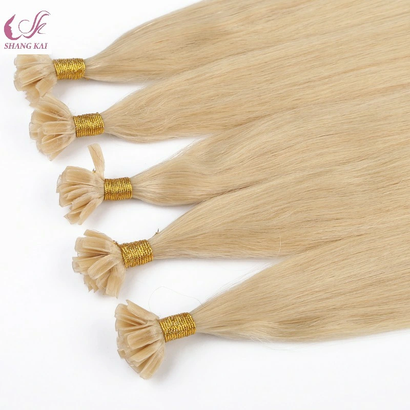 100% Remy U Tip Keratin Human Hair Extension Nail Russian Hair