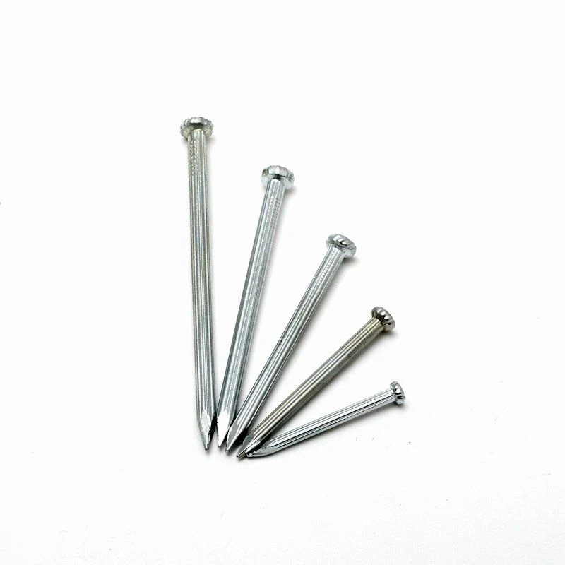 Electro Galvanized Twisted Shank Concrete Nails